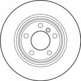 Тормозной диск (задний) Jurid 562135JC (фото 1)