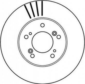 Гальмівний диск Jurid 562143JC (фото 1)