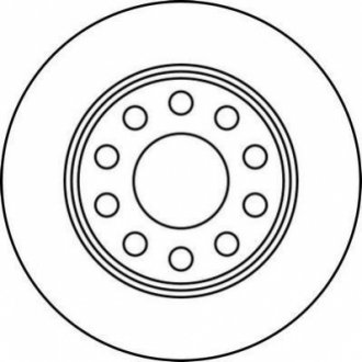 Тормозной диск (задний) Jurid 562191JC (фото 1)