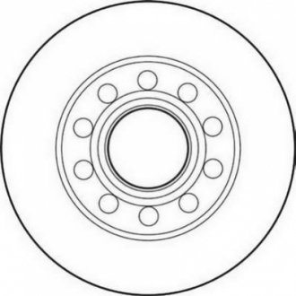 Тормозной диск (задний) Jurid 562192JC (фото 1)
