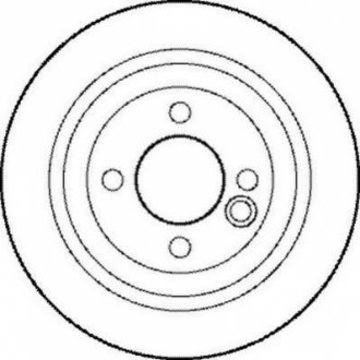 Гальмівний диск задній MINI Cooper/One/CLUBMAN/CLUBVAN Jurid 562194JC (фото 1)