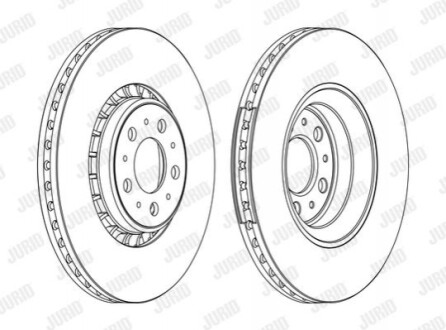 Тормозной диск передний VOLVO XC90 562217JC1