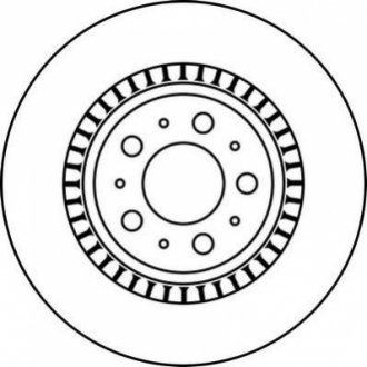 Гальмівний диск задній VOLVO XC90 Jurid 562218JC (фото 1)