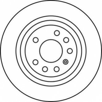 Гальмівний диск (задній) Jurid 562220JC (фото 1)