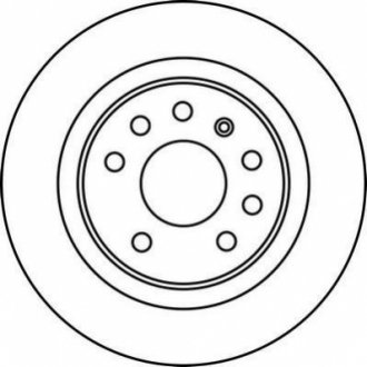 Тормозной диск (задний) Jurid 562229JC (фото 1)