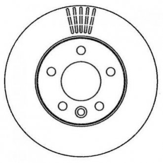 Гальмівний диск (задній) Jurid 562262JC (фото 1)