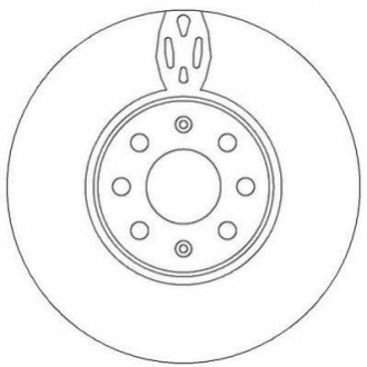 Тормозной диск (передний) 562297JC