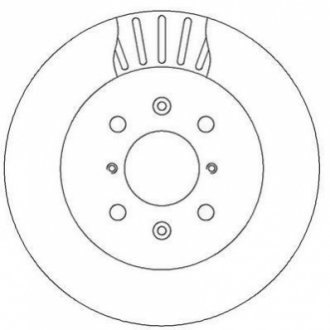 Тормозной диск (передний) Jurid 562308JC (фото 1)
