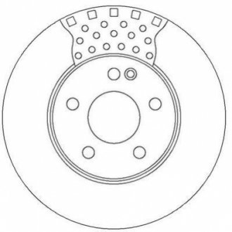 Тормозной диск (передний) 562314JC