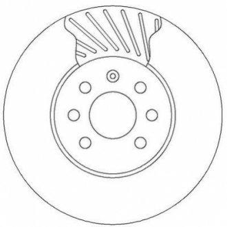 Тормозной диск вентилируемый (передний) 562315JC