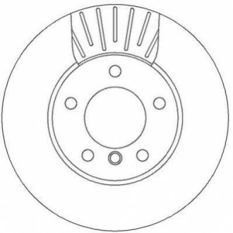 Тормозной диск (передний) 562317JC