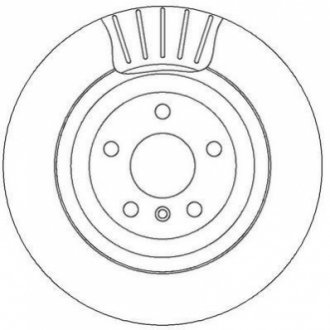 Тормозной диск задний MERCEDES-BENZ GL-class / M-class / R-class 562326JC