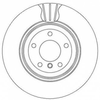 Гальмівний диск задній BMW 3 series / X1 Jurid 562334JC (фото 1)