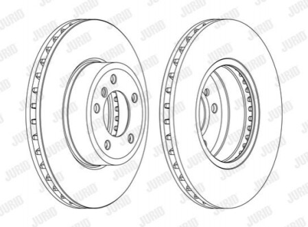 Тормозной диск Jurid 562397JC-1 (фото 1)