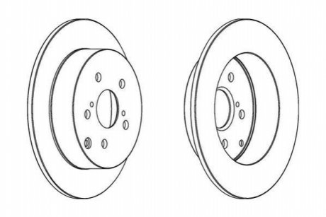 Тормозной диск (задний) 562415JC