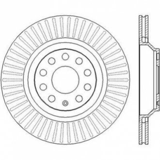 Гальмівний диск (задній) Jurid 562432JC (фото 1)