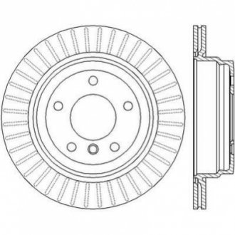 Тормозной диск (задний) 562442JC