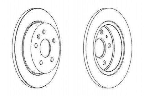 Тормозной диск (задний) 562461JC