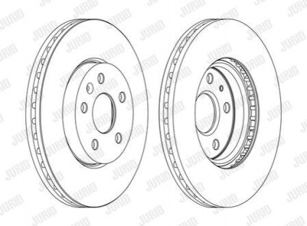 Гальмівний диск  Chevrolet Malibu/Camaro Opel Insignia A/Astra G 562462JC1