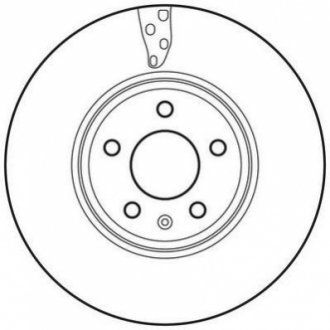 Тормозной диск (передний) 562466JC