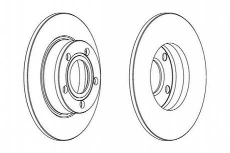 Тормозной диск (задний) 562503JC