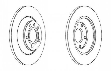 Тормозной диск (задний) 562504JC