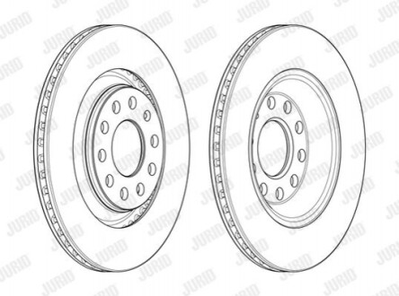 Гальмівний диск задній Audi A4 (B6, B7) 562510JC