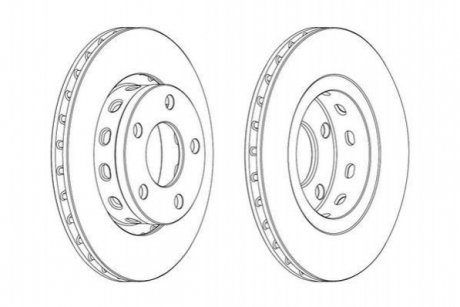 Тормозной диск (задний) 562515JC