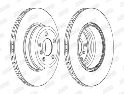 Гальмівний диск BMW X5 (E70) / X6 (E71,E72,F16,F86) 562523JC1