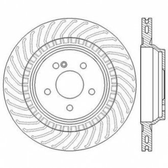 Тормозной диск (задний) 562568JC