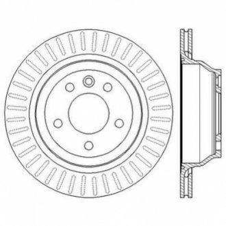 Тормозной диск (задний) 562603JC