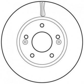 Тормозной диск (передний) 562625JC