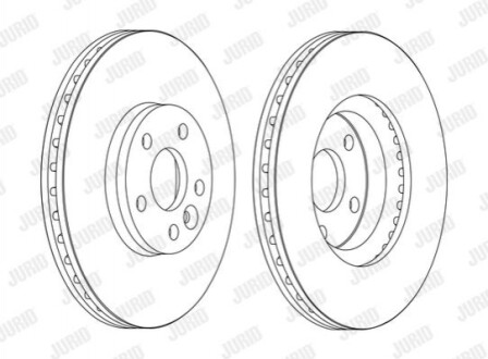 Гальмівний диск Jurid 562628JC-1 (фото 1)