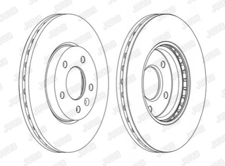 Диск гальмівний CHEVROLET,OPEL 562631JC1