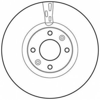 Тормозной диск (передний) 562641JC