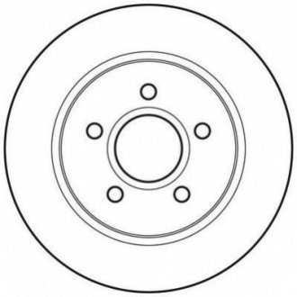 Тормозной диск (задний) Jurid 562648JC (фото 1)