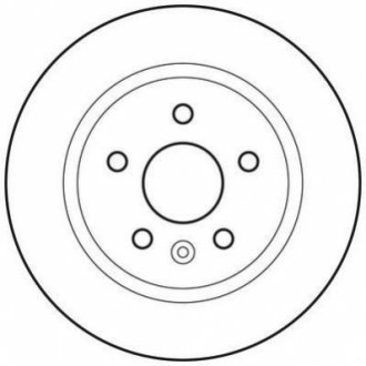 Тормозной диск (задний) Jurid 562651JC (фото 1)
