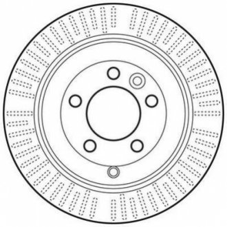 Тормозной диск (задний) Jurid 562653JC (фото 1)
