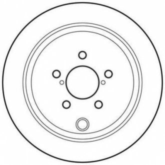 Тормозной диск (задний) Jurid 562660JC (фото 1)