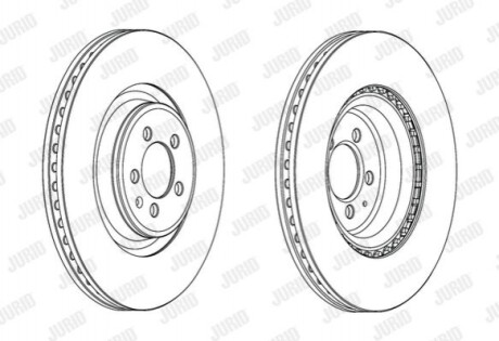 Тормозной диск передний AUDI A4/A5/A6/A7/Q5 562661JC1