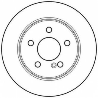 Тормозной диск задний MERCEDES-BENZ C 562664JC