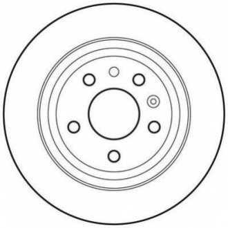 Тормозной диск (задний) Jurid 562682JC (фото 1)