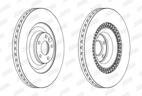 Тормозной диск передний AUDI A8 562696JC1