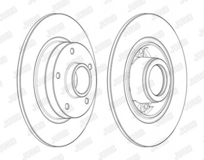 Диск гальмівний Jurid 562731J (фото 1)