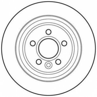 Тормозной диск (задний) Jurid 562741JC (фото 1)