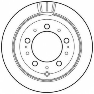 Гальмівний диск (задній) Jurid 562744JC (фото 1)