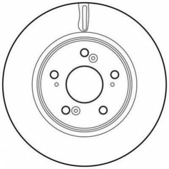 Тормозной диск (передний) Jurid 562746JC (фото 1)