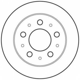 Тормозной диск (задний) Jurid 562753JC (фото 1)