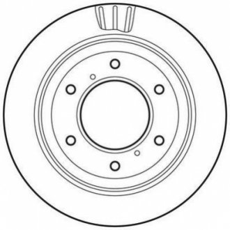 Тормозной диск (задний) Jurid 562777JC (фото 1)