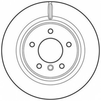 Тормозной диск (задний) 562786JC